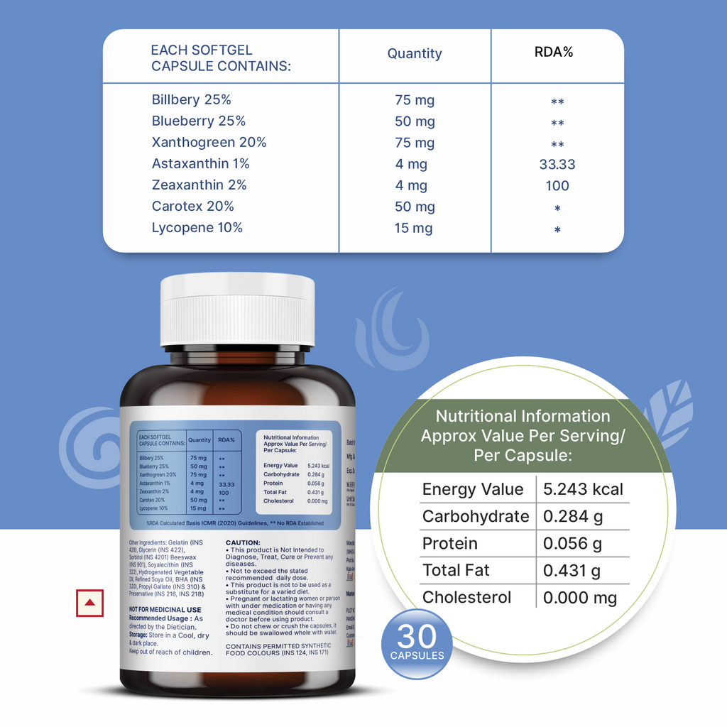 Ayudhan Visionox complete Eye Care Supplement