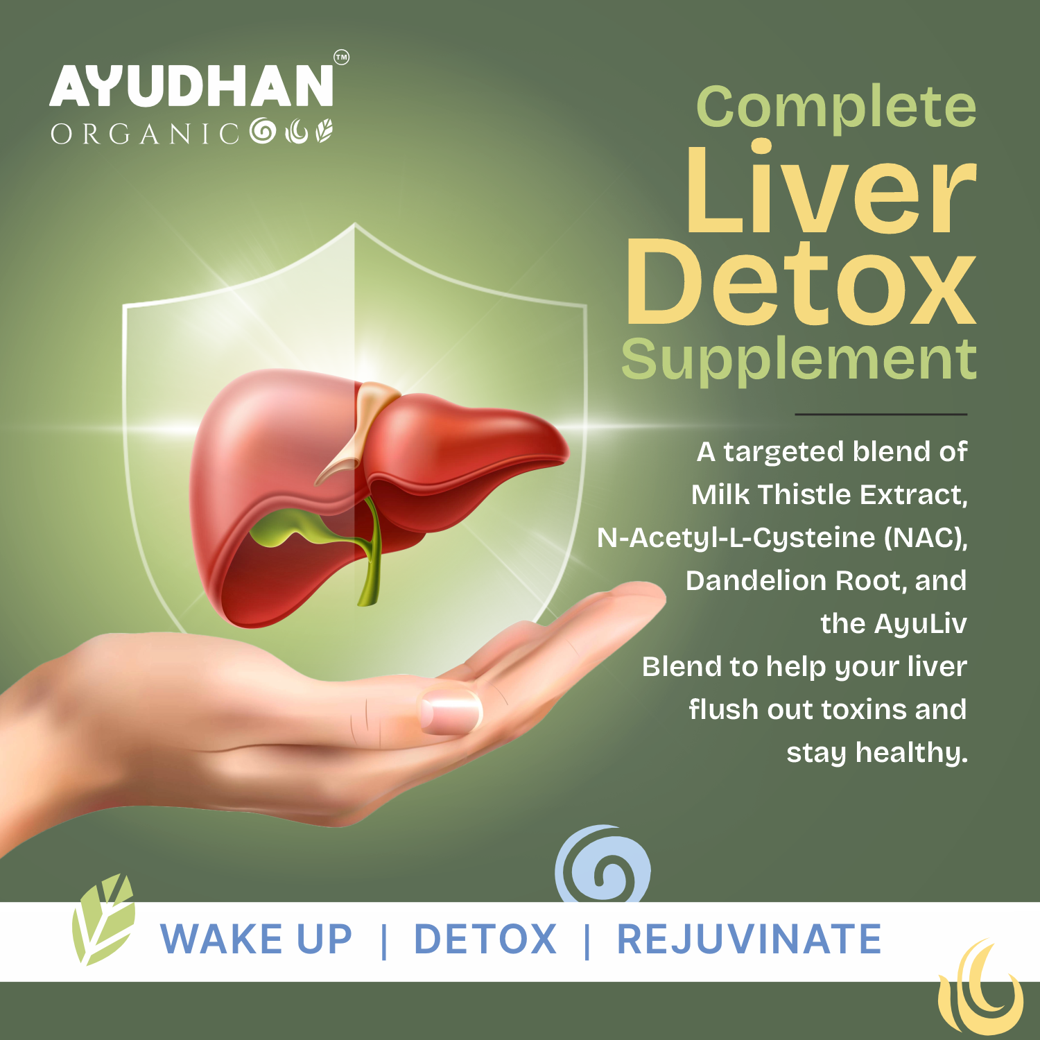 Ayudhan LivPhyt – Complete Liver Detox & Gut Support Capsules