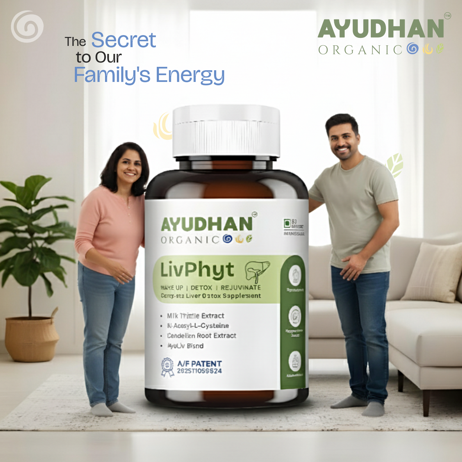 Ayudhan LivPhyt – Complete Liver Detox & Gut Support Capsules